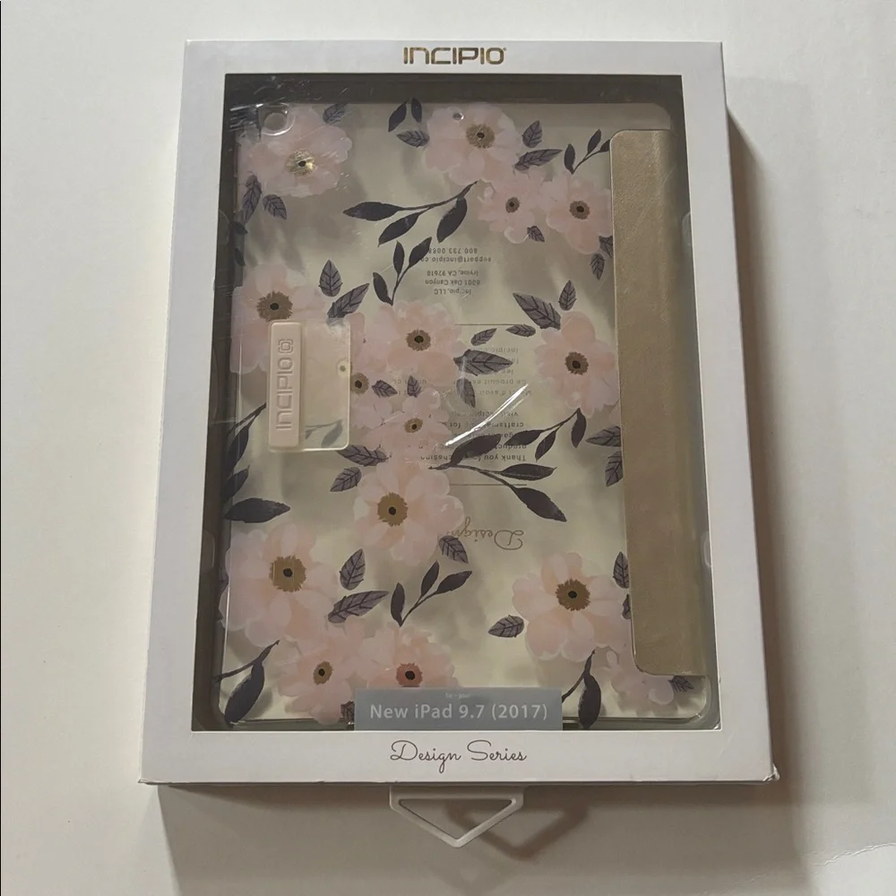 Incipio Design Series | Gold & Floral Design New iPad 9.7 2017 Girly Work Vibes